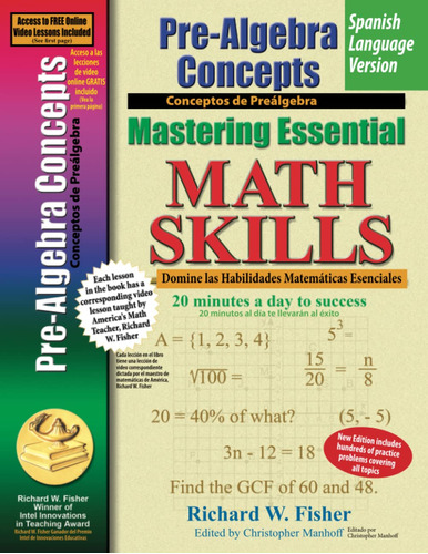 Libro : Pre-algebra Concepts, Mastering Essential Math...