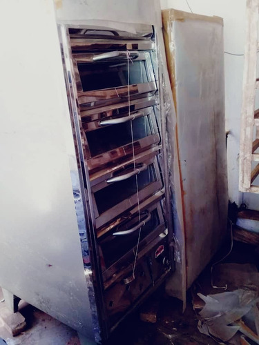 Horno Panadero De 5 Bandejas C/visor, En Acero A Gas Nuevo