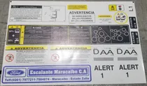 Comprar Kits De Calcomanías Precaución\u002Fservicio Ford F150 Fortaleza