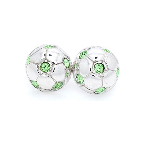 Aretes De Bola De Fútbol Con Diseño Para Mujeres