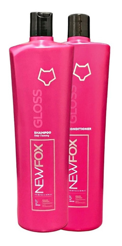 New Fox Gloss Escova Progressiva 2x1000ml + Brinde