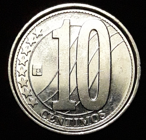 Moneda Venezuela 10 Céntimos 2007