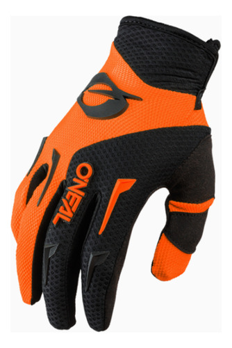 Par de guantes para motociclista O'Neal Element orange talle GG