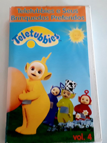 Fita Vhs Teletubbies Vol. 4 - E Seus Brinquedos Preferidos 