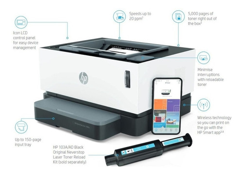 Toner Hp 103a Referencia W1103a Kit De Recarga Original