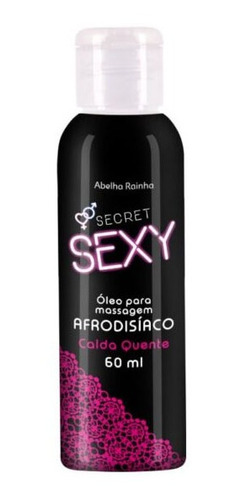 Secret Sexy Óleo De Massagem Afrodisiaco Calda Quente 60ml.