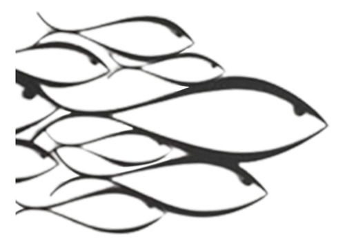Escultura De Pared De De Metal, Adorno Decorativo 43cmx15cm
