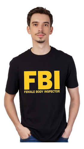 Fbi - Remera Manga Corta Unisex - Disfraz 