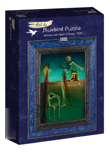 Bluebird Puzzle 1000 Pzs - Dalí - Woman With Head Of Roses