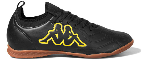 Botines Pista Kappa Veloce Ic Negro Amarillo Hombre