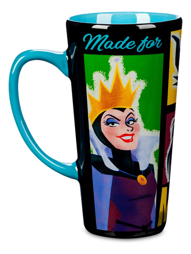 Taza Mug Villanos Disney Original Disney Store De Usa Negro