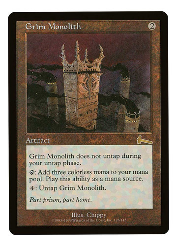 Grim Monolith (magic The Gathering) 