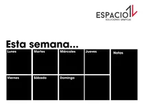Comprar Pizarra Organizador Vinilo Autoadhesivo Mes-semana 120 Cm