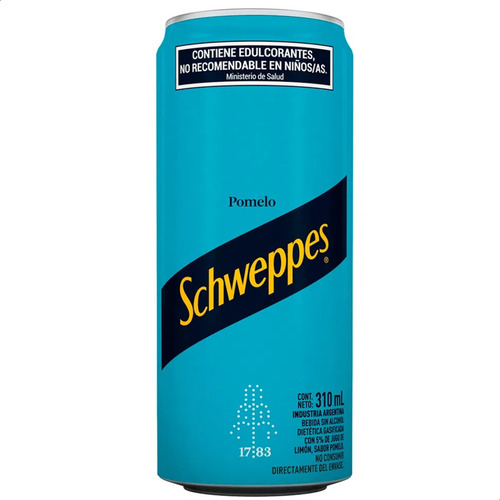 Gaseosa Schweppes Sin Azucar Pomelo Dietetica - 01almacen