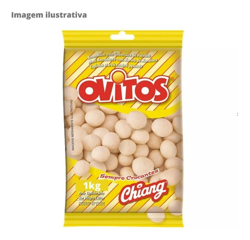 Kit 6 Pacotes Amendoim Ovinhos Ovitos 1kg Oficial - Chiang