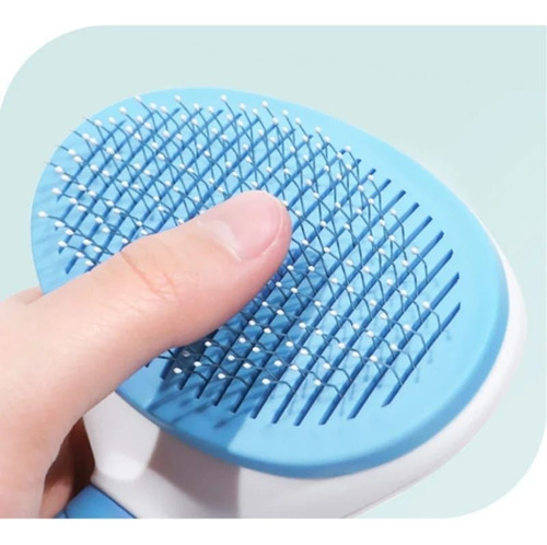 2pack Cepillos Peine Push Aseo Mascotas Con Expulsor Pelos