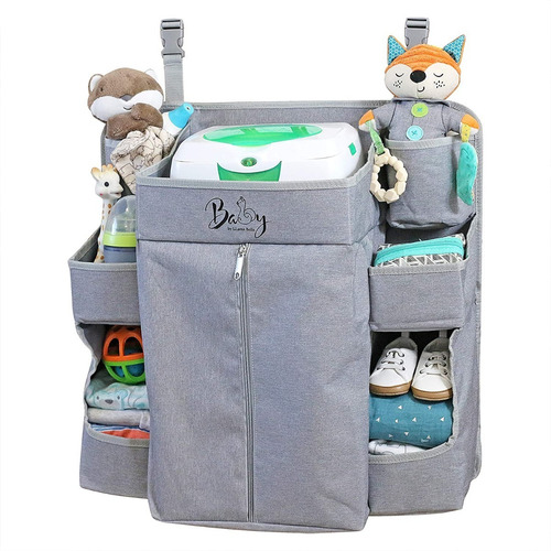 Organizador De Pañales Portátil Para Cuna Corral