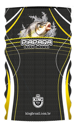Imagem 1 de 1 de Bandana Ou Buff King Brasil Com Proteção Uv - Piapara 305
