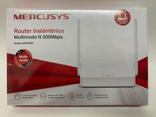 Mercusys Router Inalambrico Multimodo N 300mbps Mw302r