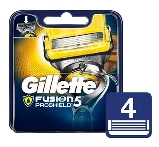 Cartuchos Para Afeitar Gillette Fusion 5 Proshield 4 Unid