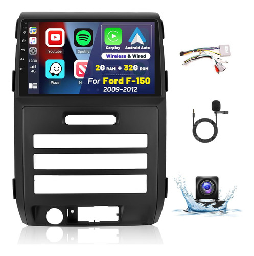 Estereo Ford F-150 Svt Raptor 2009-2012 Android Carplay 2+32