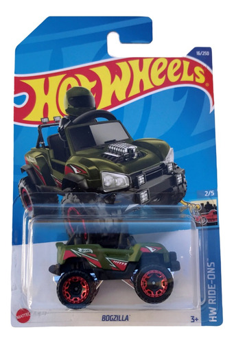 Carrito Hot Wheels Bogzilla Hw Ride Ons 2021 Mattel Nuevo