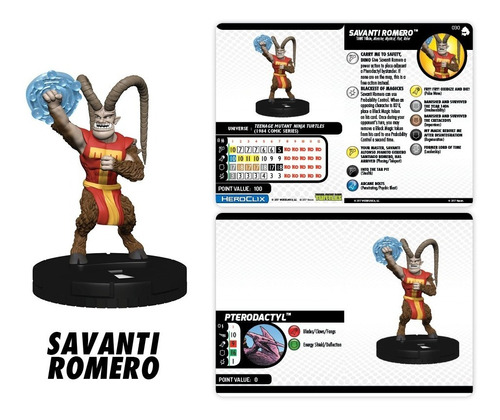 Heroclix Savanti Romero #030 Tmnt Shredder's Return Gravity 