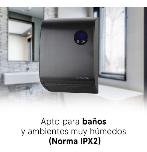 Calefactor De Pared Para Baño Futura