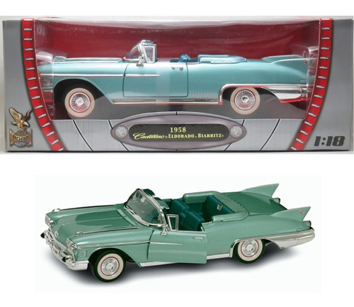 1958 Cadillac Eldorado Biarritz Verde - 1/18 - Yat Ming