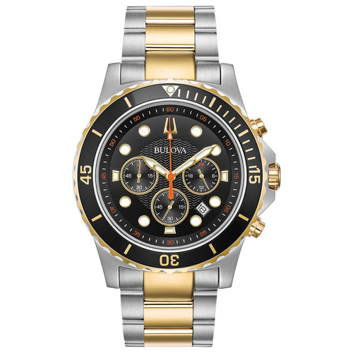 Reloj Bulova Para Hombre 98b327 Con Cronógrafo Y 2 Tonos