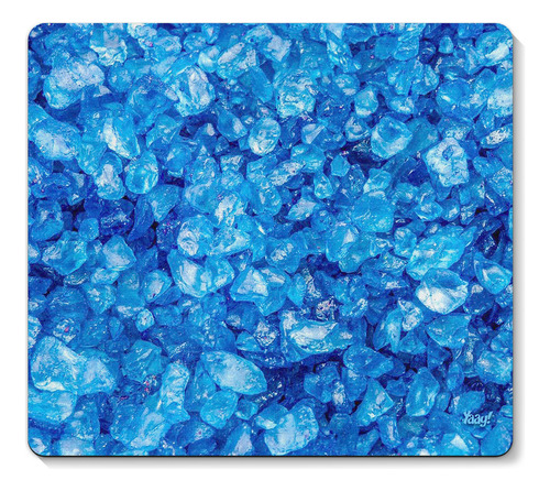 Mouse Pad Textura Pedra Preciosa Azul