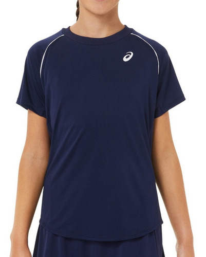 Playera Tennis Asics Regular Azul  Niños 2044a030.400