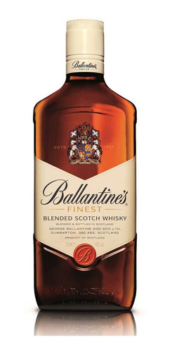 Imagem 1 de 5 de Whisky Escocês 1 Litro Finest Ballantine's 