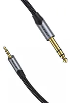 Comprar Cable De Audio Trs Auxiliar 3.5mm A 6.5mm Plug Macho A Macho