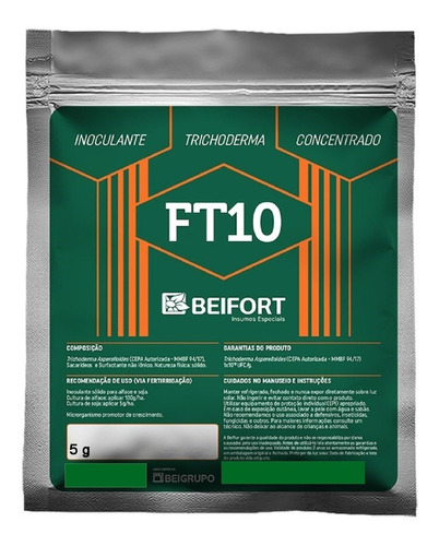 Inoculante Trichoderma Concentrado Ft10 5 G - Beifort