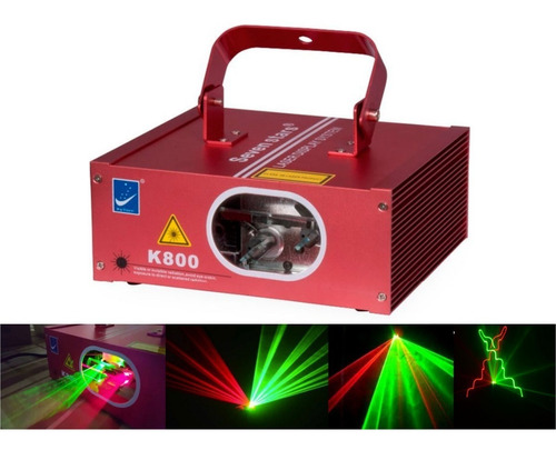 Laser Big Dipper K800 Rojo Verde Iluminación Eventos