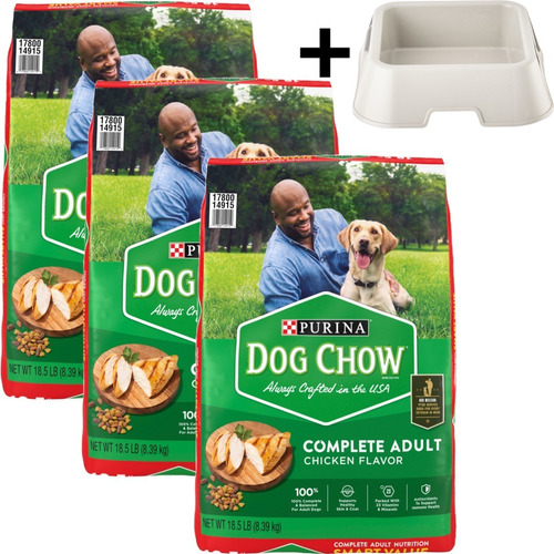 Purina Dog Chow Chicken Alimento Para Perros 55.5 Lb/25kg