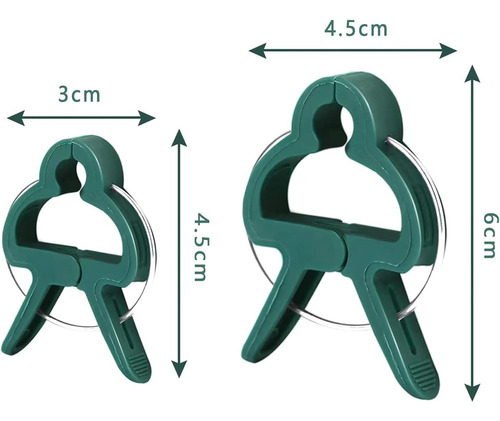 Clips De Jardín Resistentes Para Plantas Trepadoras 40 Cli