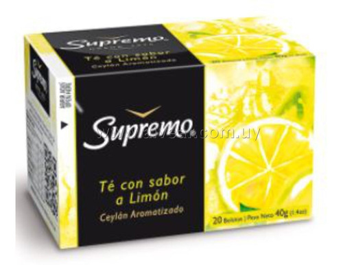 Te Supremo Limon 20 Sobres