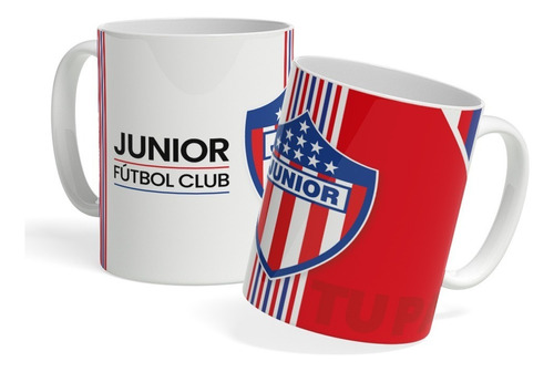 Mug Pocillo Taza - Junior De Barranquilla Fútbol Club