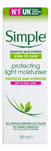 Crema Hidratante Facial Simple Protecting Light Fps15 125ml