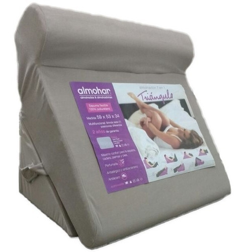 Imagen 5 de 6 de Almohadon Triangular Descanso 7 En 1 Funda Lavable Envio Gra