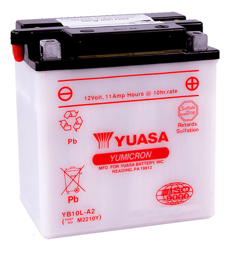 Batería Moto Yuasa Yb10l-a2 Yamaha Xv250ycr V Star 250 09/17