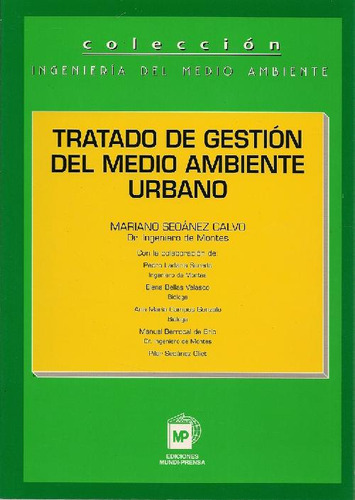 Libro Tratado De Gestion Del Medio Ambiente Urbano De Marian