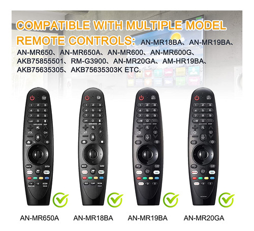 Uniplay An-mr18ba Magic Remote Reemplazado Para LG An-mr18ba