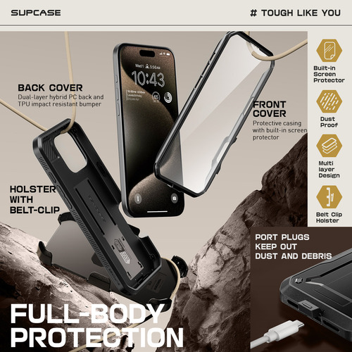 Capa Capinha Case Supcase Ub Pro Para iPhone 16 Pro Max