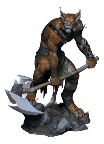 Thundercats Jackalman Prey Archivo Stl Para Impresión 3d