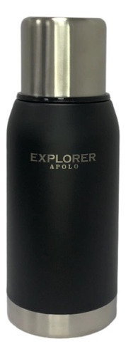 Termo Pico Cebador 750ml Explorer Apolo Acero Sin Bpa Negro