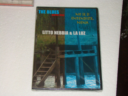 Litto Nebbia & La Luz The Blues Parte 3, Dvd Nuevo  / Kktus