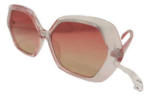 Lentes De Sol Moda Para Mujer Rosa Circulares